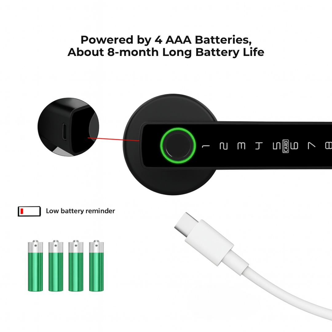 Cerradura inteligente Bluetooth/WiFi